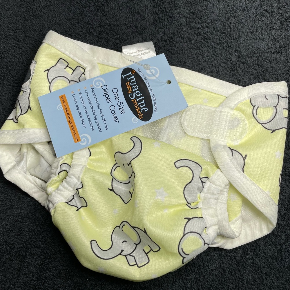 NEW Diaper Cover | Elephant Print | Unisex